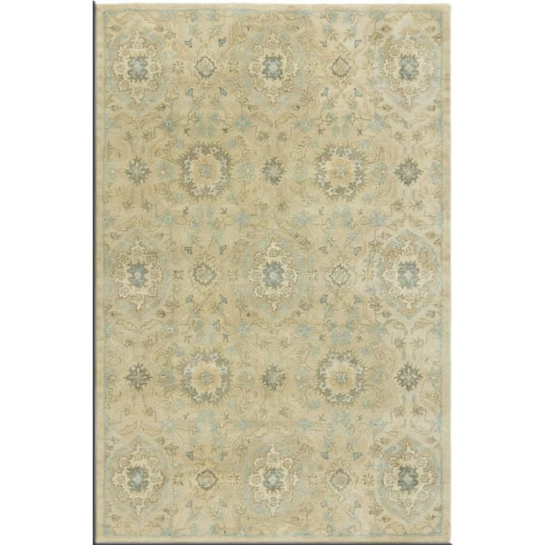 Sand/Cornflower Ivory 2 ft. x 3 ft. Area Rug