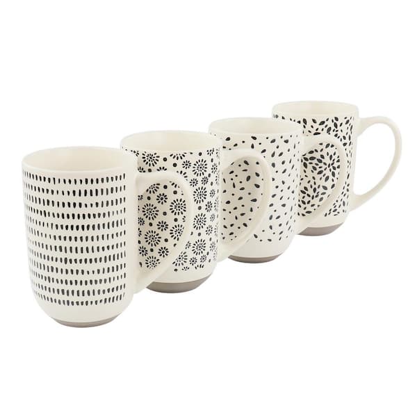 16 oz White Tall Ceramic Latte Mug | Plum Grove