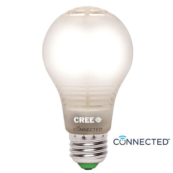 Cree Connected 60W Equivalent Soft White A19 Dimmable LED Light Bulb