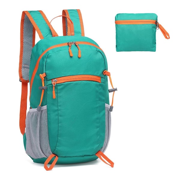 Lightweight Packable Hiking Daypack, Water Resistant Travel Backpack for Men and Women, Lake Blue