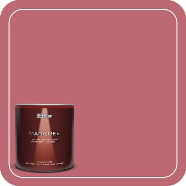 BEHR MARQUEE 1 qt. #M140-5 Cherry Fizz Matte Interior Paint & Primer