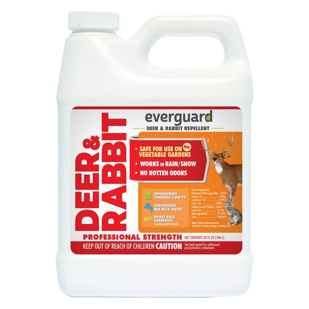 EverGuard 32 oz. Deer and Rabbit Concentrate Liquid Repellent 100552840 ...