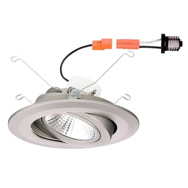 Integrated Led Recessed Trim, Directional Can Lights Home Depot