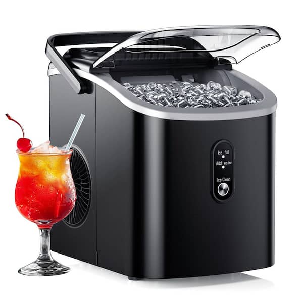 SIMZLIFE 8.74 in. 26.5lb./24H Bullet Ice Countertop Portable