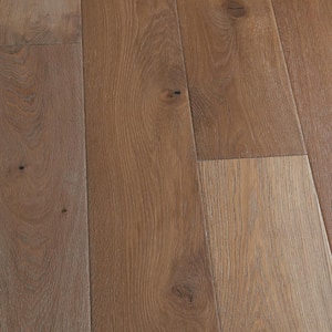 Maya Bay French Oak 1/2 in. T x 7.5 in. W Click Lock Wirebrushed Engineered Hardwood Flooring (23.4 sq. ft./case)