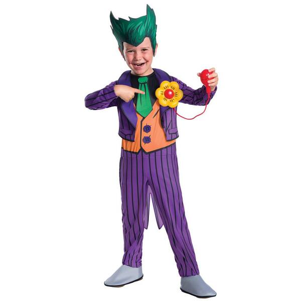 DC Comics Batman Small Boys The Joker Deluxe Kids Halloween Costume