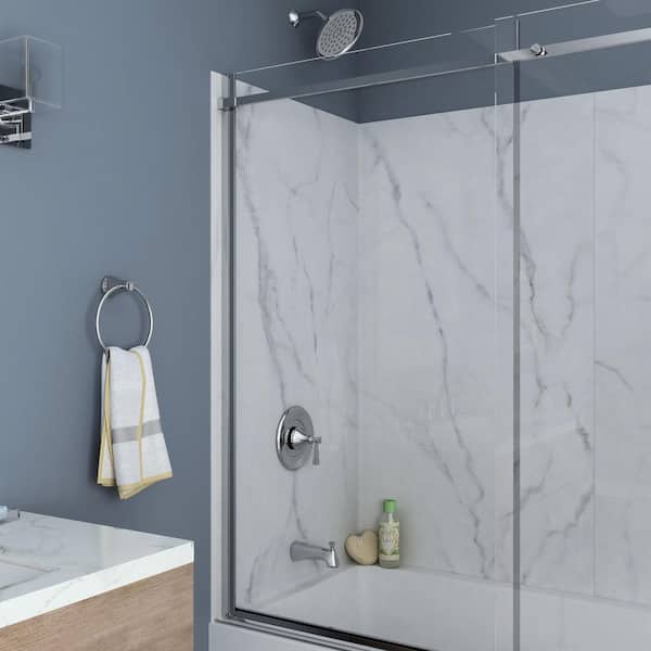 Rumson Single-Handle 1-Spray Tub and Shower Faucet with 1.8 GPM in Polished Chrome Valve Included