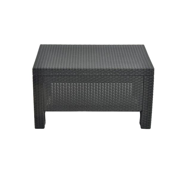 Keter Corfu Charcoal All Weather Patio Coffee Table