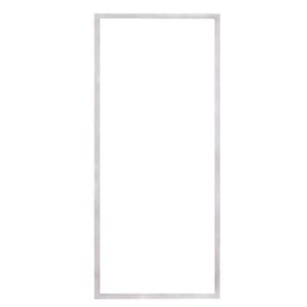 American Craftsman 72 in. x 80 in. 50 Series White Sliding HVHZ Approved Patio Door Vinyl Fixed Panel