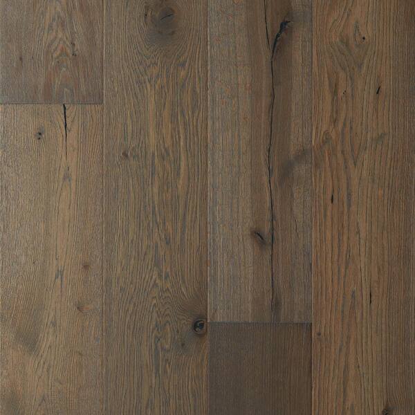 Malibu Wide Plank Daytona French Oak 1/2 in. T x 7.5 in. W Click Lock Wirebrushed Engineered Hardwood Flooring (23.4 sq. ft./case)