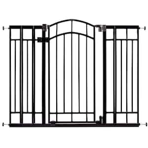 Doorway 48 in. W Series Gate in Black for Baby and Pet