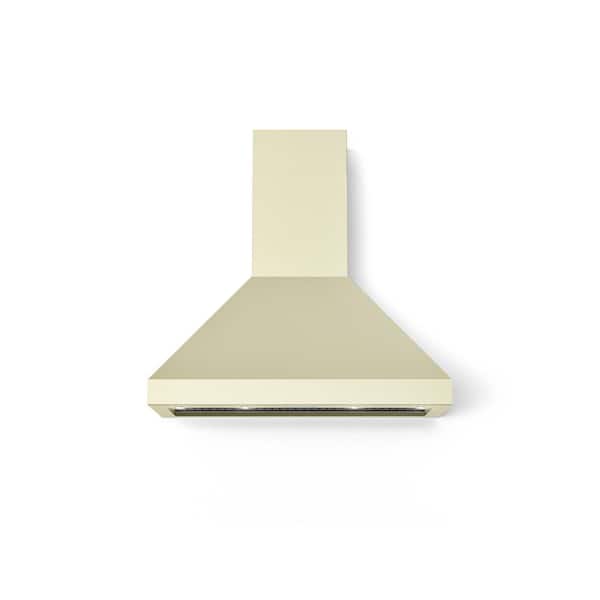 Hallman 30 in. 560 CFM Wall Mount Canopy Vent Hood with Lights in Antique White