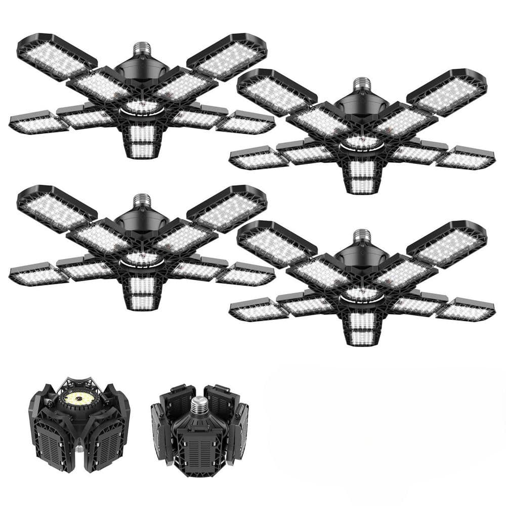 180W LED Garage Hanging Work Light 18000 Lumen Adjustable Ceiling Fixture, E26/E27,120 Volt, 4.5 in., Tool Only, 4-Pack price history on PriceWatchPro