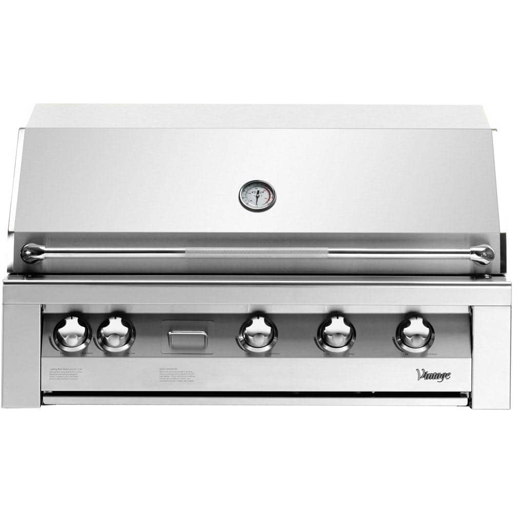 42 in. Built-In Natural Gas Grill in Stainless with Sear Zone