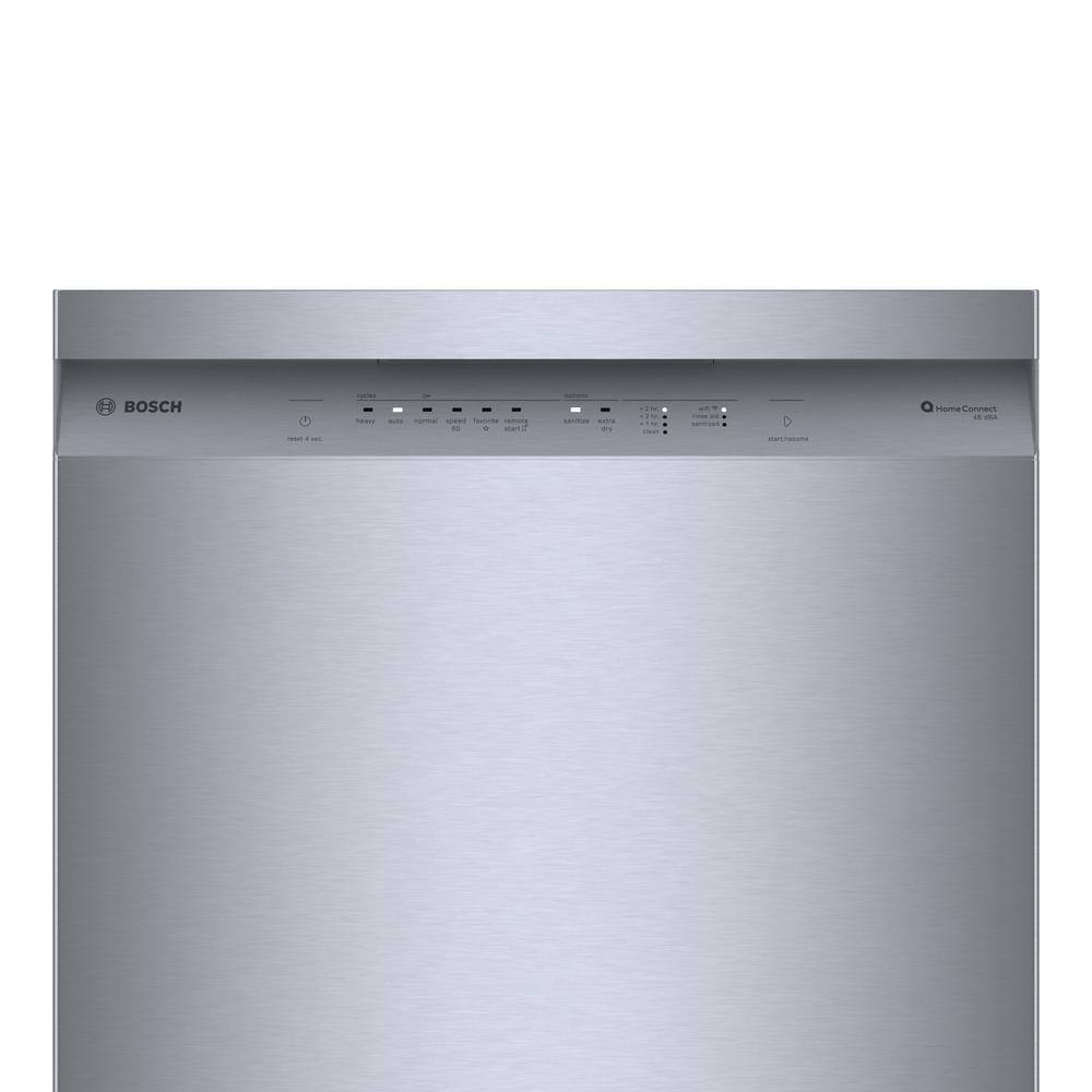 24" Stainless Steel Built-In Dishwasher with Front Control and 3rd Rack