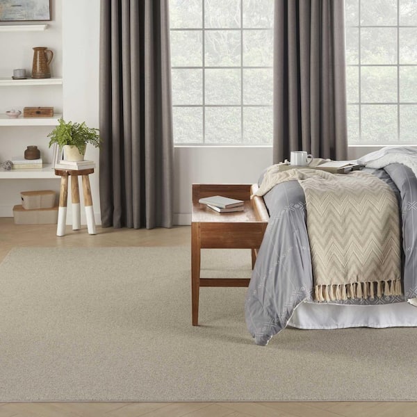 - Home - ft. Loop Beige The 13.2 oz. Installed 32 Depot - Harmony Carpet Natural Hampton Wool Cobblestone 285683