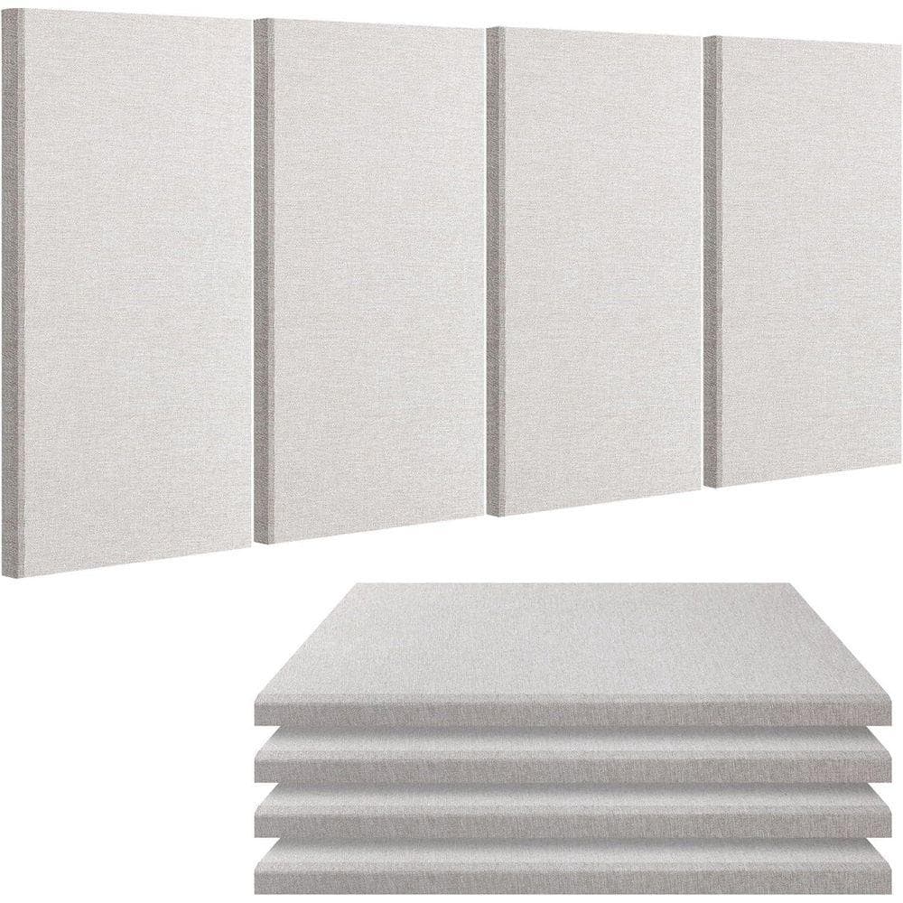 KIWDZFU 1in. T x 12ft. x 24ft. Linen Fabric Sound Absorbing Panel