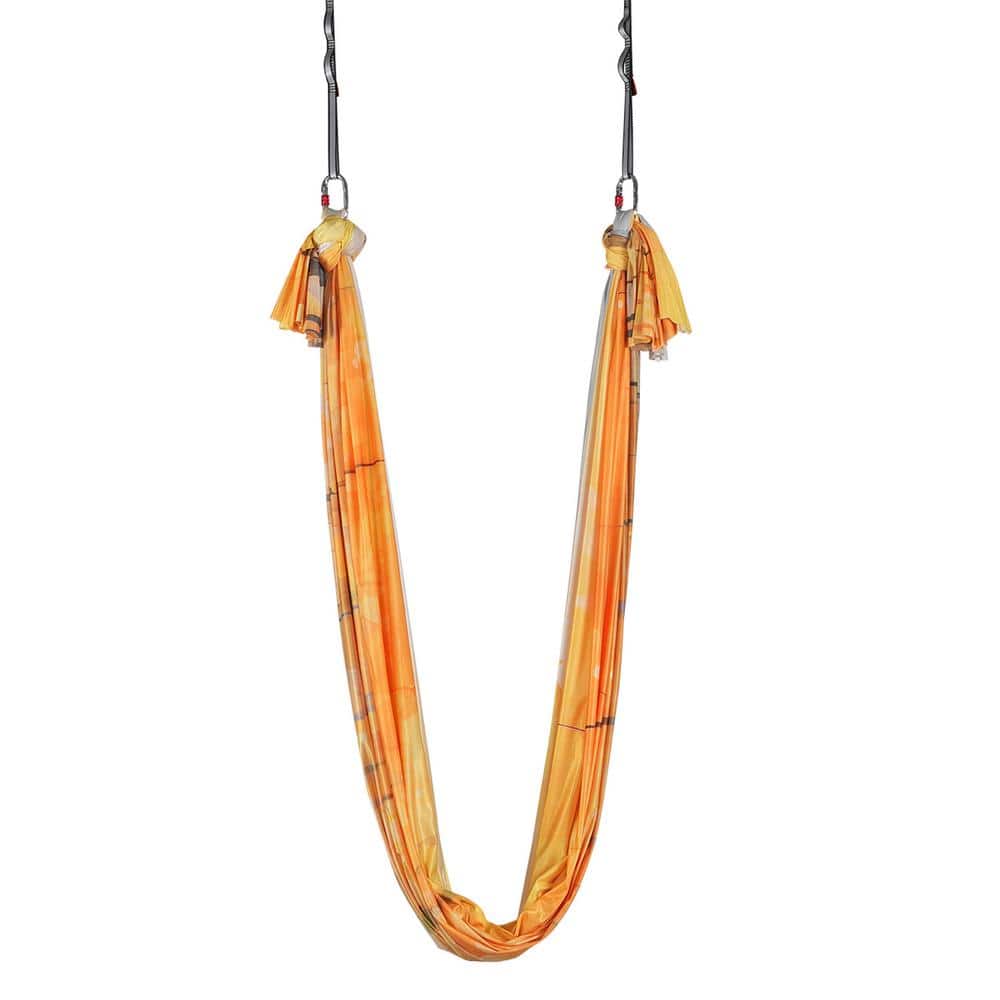 VEVOR Aerial Yoga Hängematte – 5x2,8 M, Nylon, 1000 Kg Tragkraft, Inkl. Karabiner & Socken