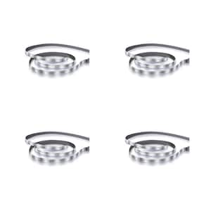 6 ft. Plug-In White Strip Light Cuttable Linkable Integrated LED Color Changing CCT Onesync Under Cabinet Light (4-Pack)