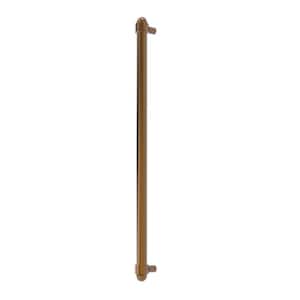 18 in. Center-to-Center Refrigerator Pull in Brushed Bronze