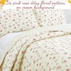 Cozy Line Home Fashions Soft Subtle Ditsy Rose Floral Garden 3