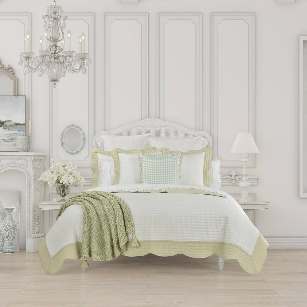 Ashford Green Cotton Full/Queen Quilt