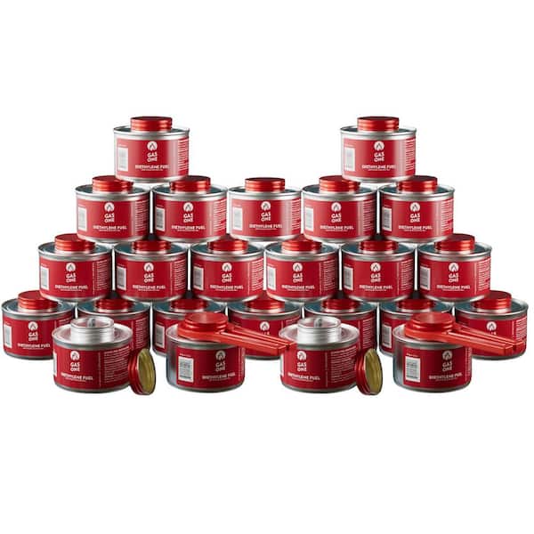 24-Pack 2-hr Cooking Fuel 2.82 oz. Wick Safe Chafing Fuel DEG with Lid Opener for Chafing Dishes Accessories
