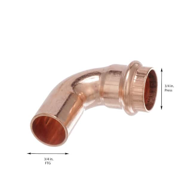 ProPress 3/4 in. Press x 3/4 in. FTG Copper 90° Street Elbow