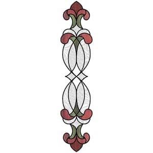 Red Hanover Stained Glass Decal (Set of 2)