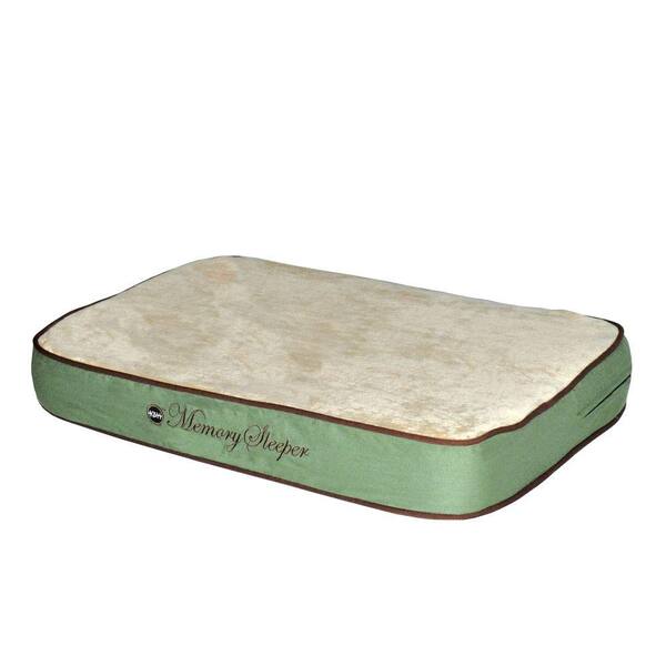 K&H Pet Products Memory Sleeper Small Sage Dog Bed