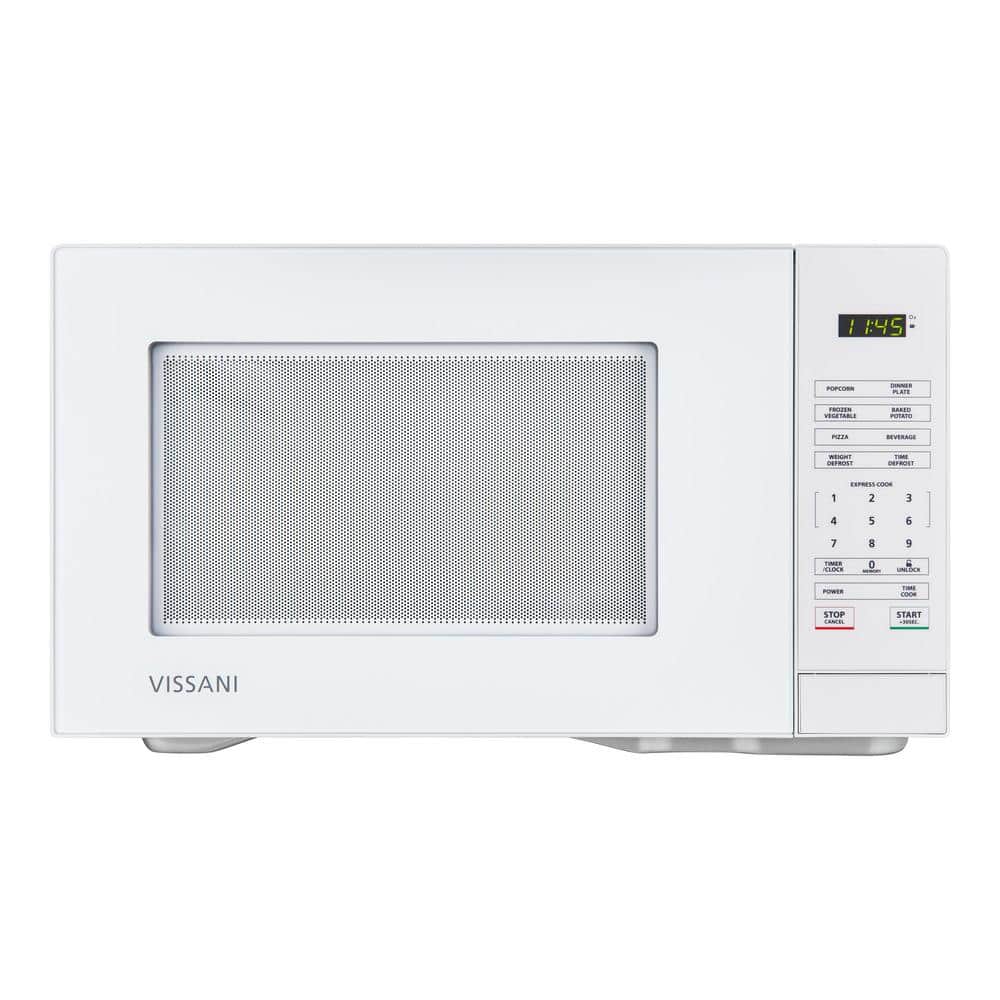 1.1 cu. ft. Countertop Microwave Oven in White