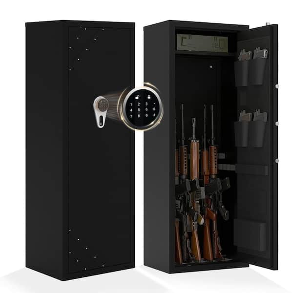 Heavy Duty Steel Tool Safe Cabinet with Adjustable Racks and Shelf, Digital Electronic Locker