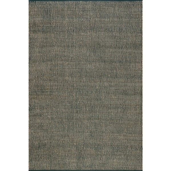 Perfect Handwoven Jute-Blend Green 5 ft. x 8 ft. Indoor Area Rug