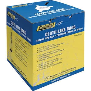 Cloth-Like Rags (250 Per Box)