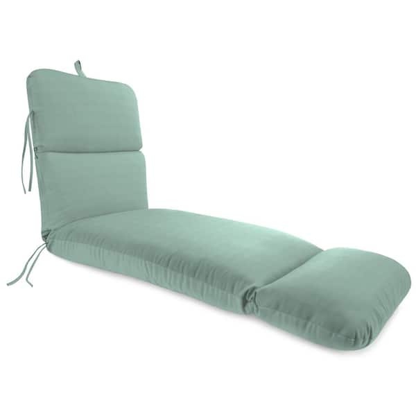 74 in. L x 22 in. W x 5 in. T Outdoor Chaise Lounge Cushion in Sunbrella Canvas Spa