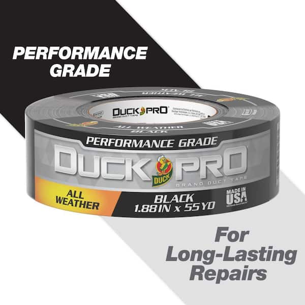 Duck Pro 1.88 in. x 55yd Black Duct Tape