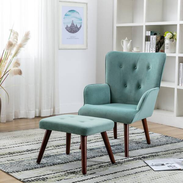 teal accent chairs with arms