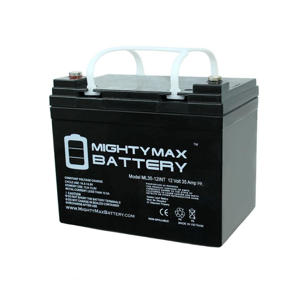 12V 35AH SLA Internal Thread Replacement Battery compatible with Minn Kota Sevylor Marine -  MIGHTY MAX BATTERY, MAX3554394