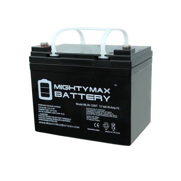 MIGHTY MAX BATTERY 12V 35AH SLA Internal Thread Battery for Inverters