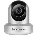 720P Wi-Fi Wireless IP Standard Surveillance Camera with Pan/Tilt 2-Way Audio Plug and Play Setup in Silver