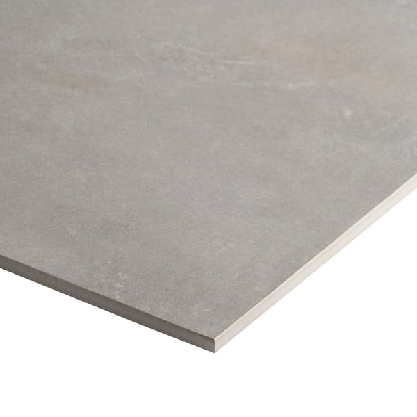 Auracreto Taupe Gray 8 in. x 0.33 in. Concrete Look Matte Porcelain Floor and Wall Tile Sample