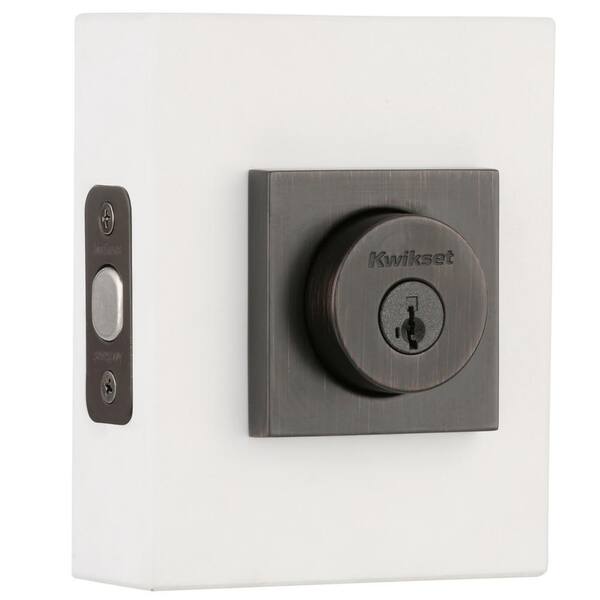Kwikset 159 Series Square Contemporary Venetian Bronze Double