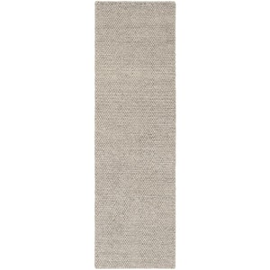 Natura Silver 2 ft. x 6 ft. Gradient Runner Rug