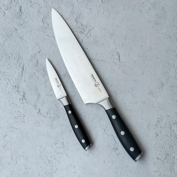 Avanta 2 pc Stainless Steel Chef Knife & Paring Knife Set in 2023