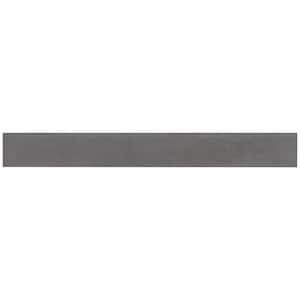Forge Black 2.83 in. x 23.62 in. Matte Porcelain Floor and Wall Bullnose Tile Trim