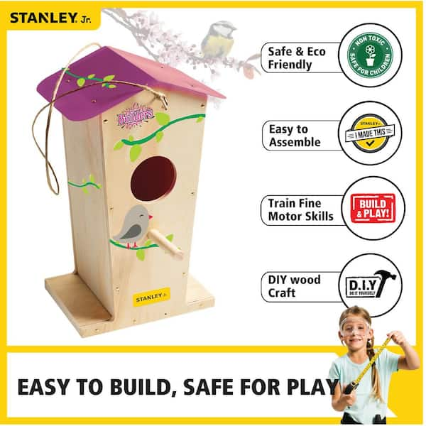 Stanley Jr. Wooden Craft Tool Box Set