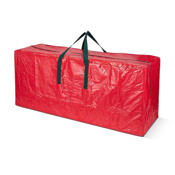 OSTO Red Waterproof Artificial Tree Storage Bag for Trees Up to 7.5 ft. Tall