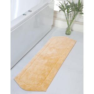 Waterford Collection 100% Cotton Tufted Bath Rug, 22 x 60 Runner, Yellow