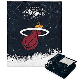 NBA Christmas 2023 Heat Silk Touch Multicolor Throw