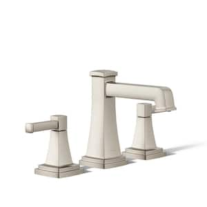 Riff 8 in. Widespread Double Handle Bathroom Faucet in Vibrant Brushed Nickel